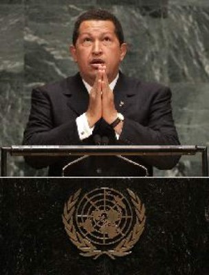 Chávez se roba el protagonismo en la ONU