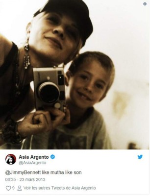 Asia Argento fue acusada de abuso sexual por un menor