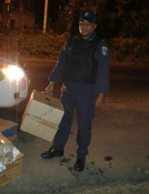 Decomisan pólvora valorada en 20 mil lempiras en San Pedro Sula