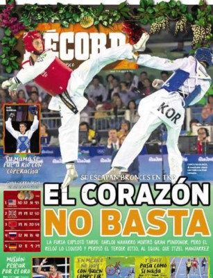 Las portadas luego de la goleada de Brasil a Honduras