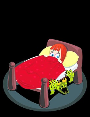 Le tengo miedo a la oscuridad. Mi mami dice que debo aprender a dormir con la luz apagada, pero no puedo.