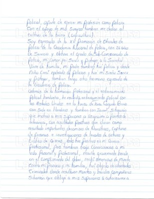 A 12 años sentencian al expolicía Carlos Zavala