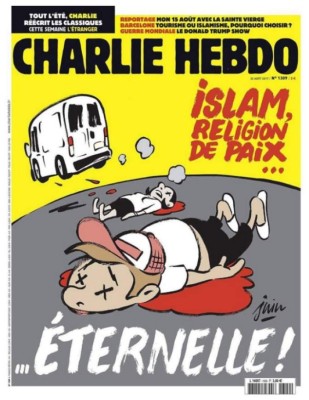 Semanario francés Charlie Hebdo publica controvertida portada sobre el islam