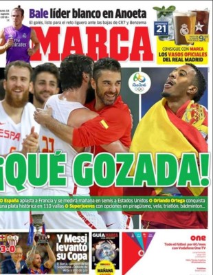 Las portadas luego de la goleada de Brasil a Honduras
