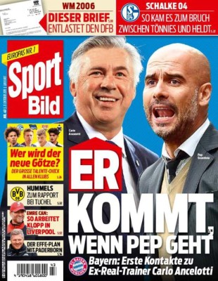 El Bayern en contacto con Ancelotti para reemplazar a Guardiola