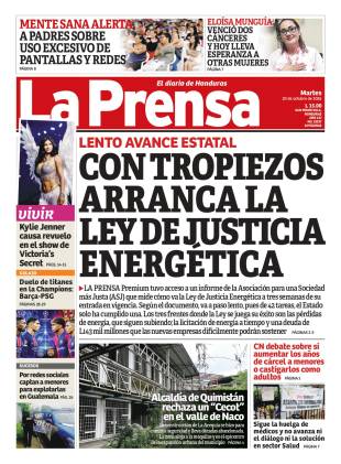 Portada de la edición impresa de este martes 20 de octubre de 2026.
