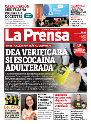 DEA verificará si es cocaína adulterada