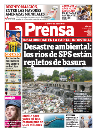 Desastre ambiental: los ríos de SPS están repletos de basura