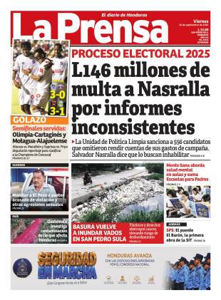 L146 millones de multa a Nasralla por informes inconsistentes