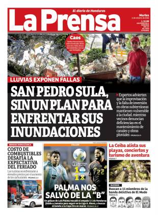 San Pedro Sula, sin un plan para enfrentar sus inundaciones