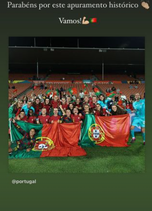 La reacción de Cristiano Ronaldo a la clasificación histórica de Portugal.
