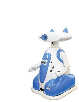 Un robot sirve de guía y azafata