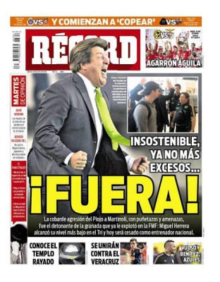 Medios mexicanos pronostican que el 'Piojo' será despedido