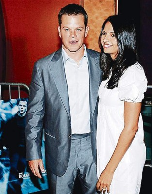 Otro bebé para Matt Damon y su esposa