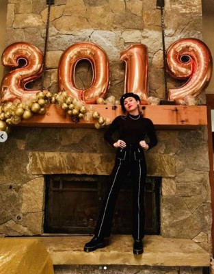 FOTOS: Famosos muestran cómo recibieron el año nuevo