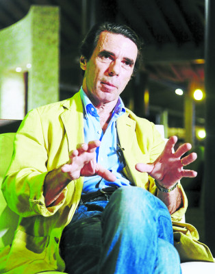 'Respaldo totalmente a la oposición democrática venezolana”: Aznar