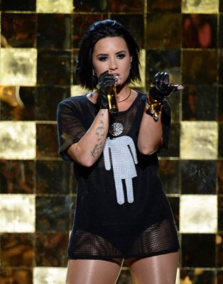 LAS VEGAS, NV - MAY 22: Recording artist Demi Lovato performs onstage during the 2016 Billboard Music Awards at T-Mobile Arena on May 22, 2016 in Las Vegas, Nevada. Kevin Winter/Getty Images/AFP== FOR NEWSPAPERS, INTERNET, TELCOS & TELEVISION USE ONLY ==
