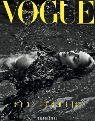 Sharon Stone recrea la escena 'Basic Instinct' para la portada de Vogue