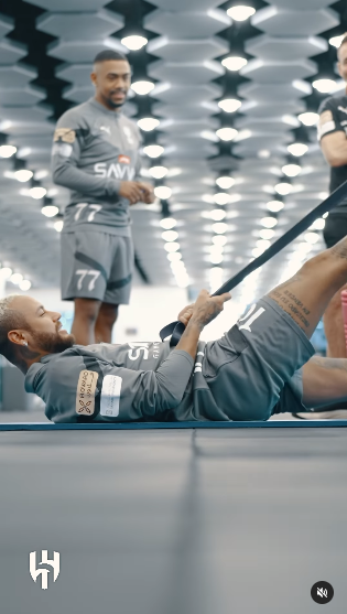 Las imágenes de Neymar tras regresar a entrenar con el Al Hilal de Arabia Saudita.