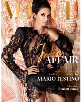 Kim posó para la revista casi un año después que su hermana, Kendall Jenner, quien también provocó revuelo cuando adornó la portada en mayo de 2017.