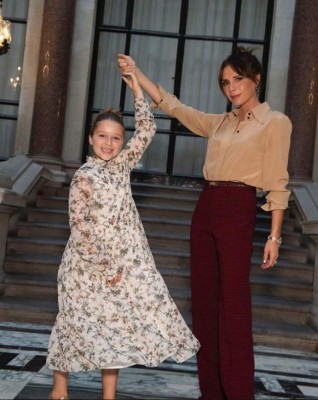 Hija de Victoria Beckham roba las miradas durante la London Fashion Week