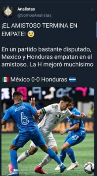 Algunos portales mexicanos destacaron el partido que dio la selección de Honduras.