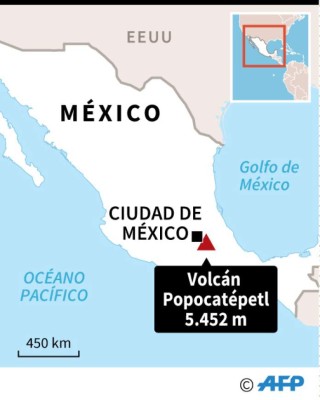 México revisa rutas de desalojo al elevar alerta por el volcán Popocatépetl