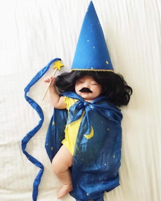 La bebé reina de los disfraces