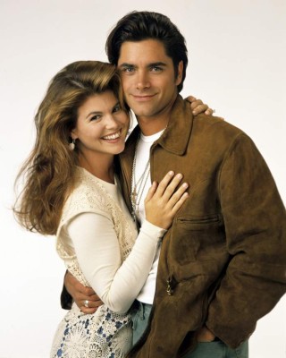 UNITED STATES - SEPTEMBER 14: FULL HOUSE - Season Seven - Gallery - 9/14/93, Lori Loughlin (Rebecca), John Stamos (Jesse), (Photo by Bob D'Amico/ABC via Getty Images)
