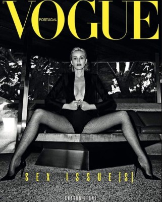 Sharon Stone recrea la escena 'Basic Instinct' para la portada de Vogue