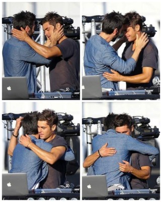 Estas son las imágenes de Efron y Wes Bentley que hicieron dudar de la sexualidad de ambos.