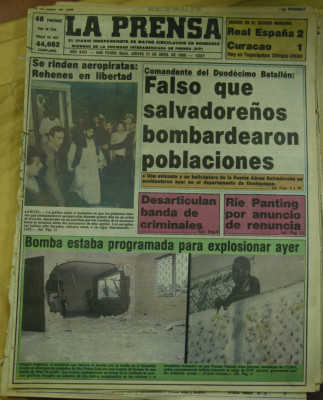 Hondureño sintió su alma separarse de su cuerpo