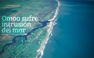 La zona costera de Omoa, específicamente las barras de Cuyamel y Motagua sufren el impacto del cambio climático.