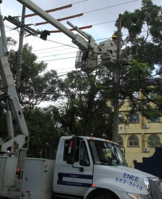 No habrá energía hoy en 35 barrios y colonias de San Pedro Sula