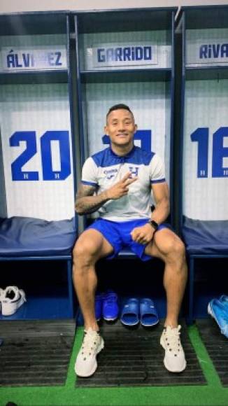 El mediocampista Luis Garrido es otro de lo que pone el buen ambiente en la selección de Honduras.