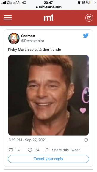 En las imágenes aparece el cantante de 49 años de edad con al parecer algunos retoques en el rostro, con pocas líneas de expresión y un aspecto diferente a como se le había visto hace días.