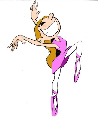 Mi maestra de ballet es muy enojada. Me encanta bailar, pero me pongo nerviosa cuando la veo.