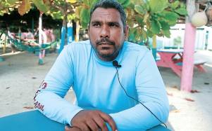 Spurgeon Miller, alcalde de Guanaja.