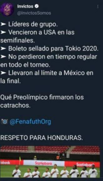 Los portales mexicanos le dieron todos los elogios posibles a la Sub-23 de Honduras por su participación en el Preolímpico de Concacaf.