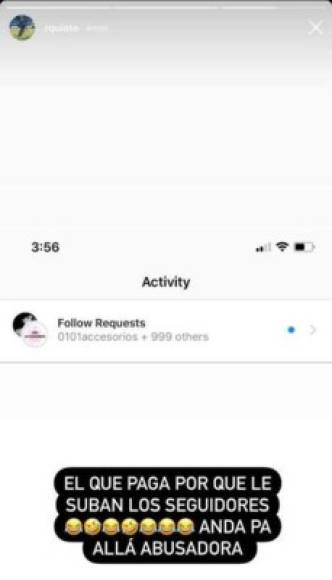 Romell Quioto habló en un Instagram Live y dijo: “Yo no necesito seguidores. Instagram no me paga, no necesito de esto. No ando dando publicidad ni nada de eso”.
