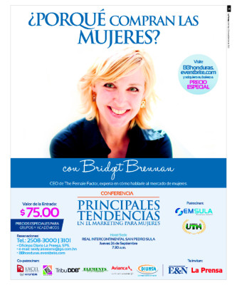 A 4 días de conferencia de asesora Bridget Brennan