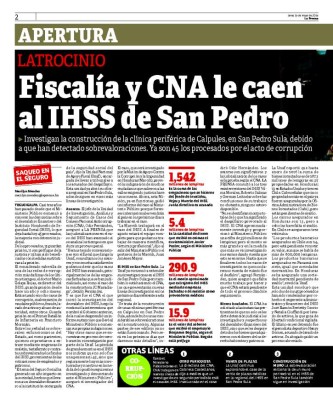 Atic sorprende en el IHSS para investigar cobros a parturientas