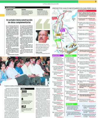 Inversión privada, vital para resolver el problema vial en San Pedro Sula