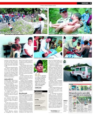 Tragedia persigue al 'hijo de la montaña”