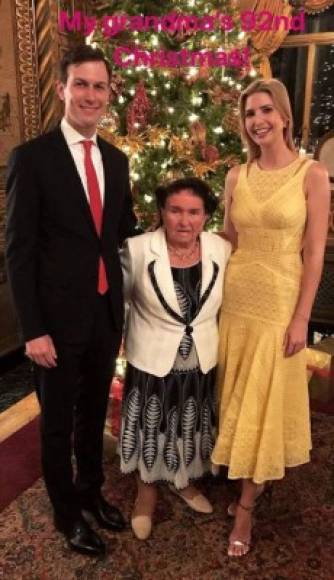 La madre de Ivana Trump y abuela de los tres hijos mayores del presidente también se unió al festejo familiar.
