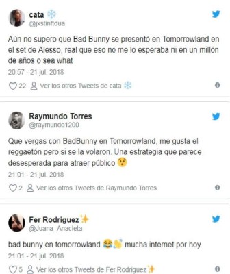 Video: La polémica presentación de Bad Bunny en Tomorrowland