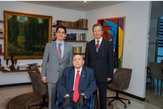 Odín Guillén Leiva, Rafael Leiva Vivas y Eduardo Mayora Alvarado.