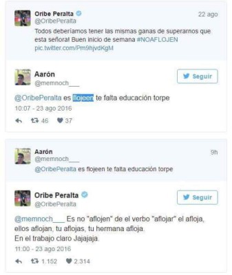 Oribe Peralta trolleó a un aficionado y le mencionó hasta a su hermana
