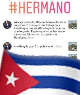 William Levy sorprende con mensaje a jugador del Marathón tras el pase a la final