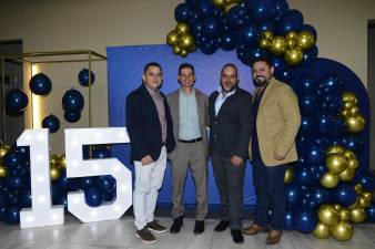 Los directivos de ASI: Dennis Chávez, Mike Zen, Juan Jerezano y Felipe Trundle.